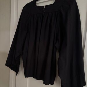 DOEN/ CAPO wide sleeve Blouse/ Black/ Size M